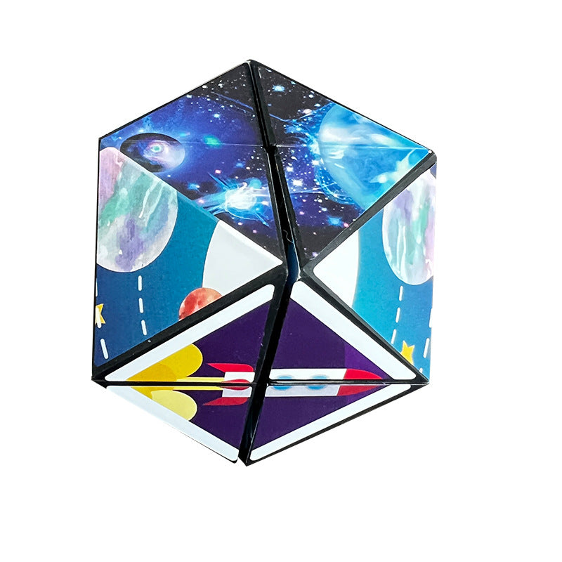 3D multi-dimensional geometric shaped Rubik's Cube children's logical thinking puzzle early education decompression infinite Rubik's Cube toys