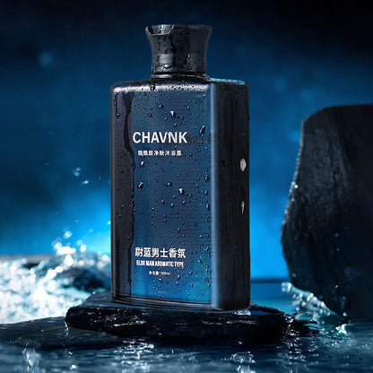 Xiaocheng Yixiang Blue Men's Fragrance Shower Gel Anti-mite Moisturizing Skin Cleansing Moisturizing Lasting Fragrance Shower Gel Wholesale