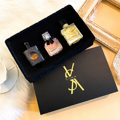 Internet celebrity hot-selling women's perfume set long-lasting light fragrance fresh affordable men's Vietnamese perfume gift box cross-border wholesale 