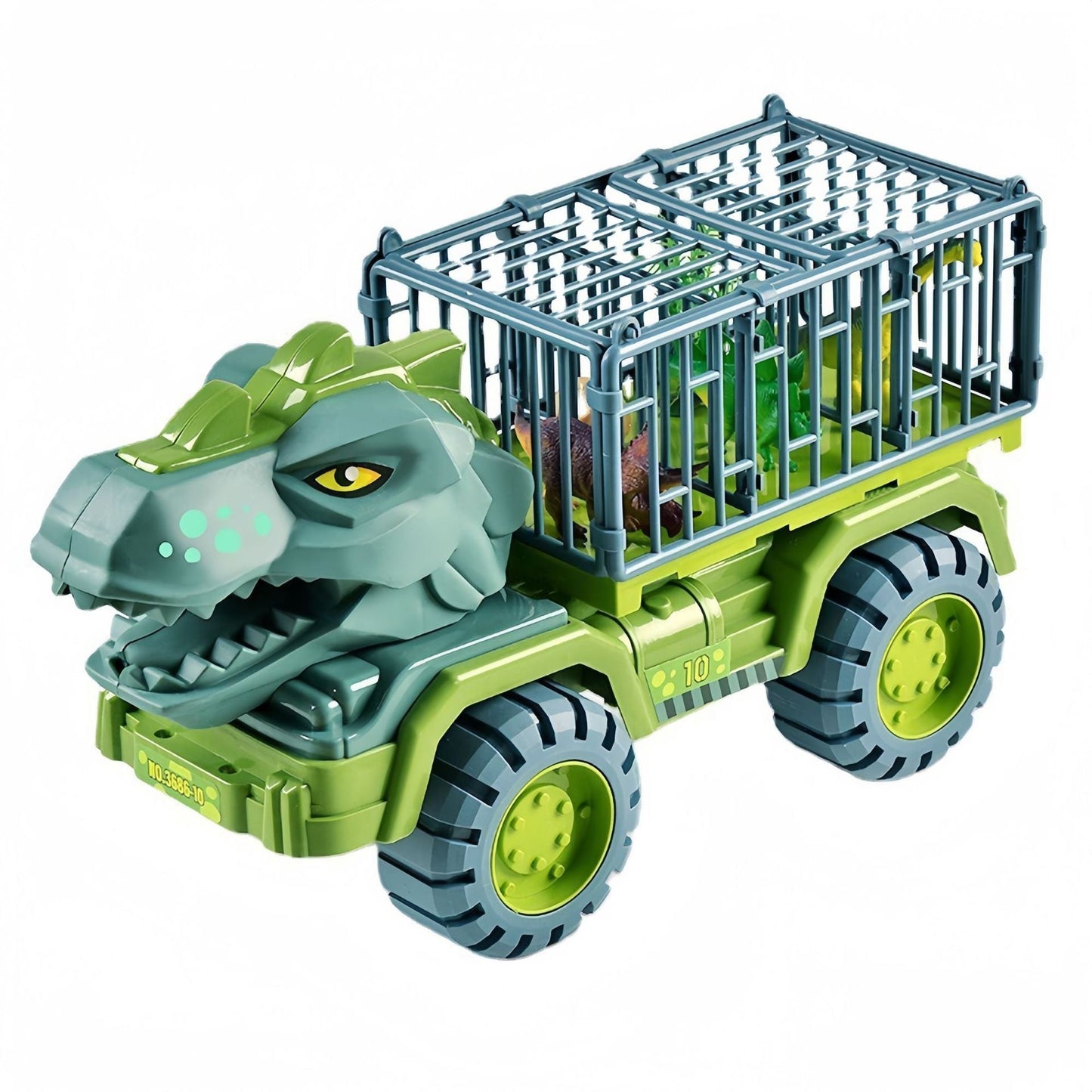 Cross-border oversized dinosaur transport vehicle children's toy set boy Tyrannosaurus Rex car solid dinosaur resistant to fall