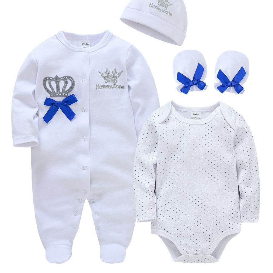 Cross-border autumn infant long-sleeved jumpsuit 0-1 year old baby long-sleeved clothes fart clothes pure cotton wholesale manufacturer 