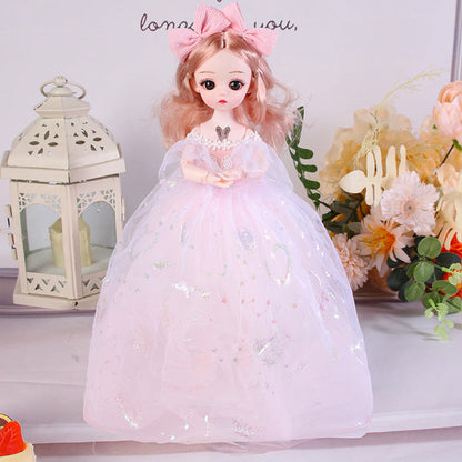 New style tulle skirt 32cm Barbie doll wholesale girl children's toys doll music singing Yade Barbie