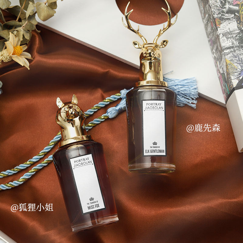 Mr. Lu, Miss Fox, men's and women's perfume, long-lasting, light fragrance, fresh and natural wine fragrance, Vietnam live broadcast, cross-border distribution