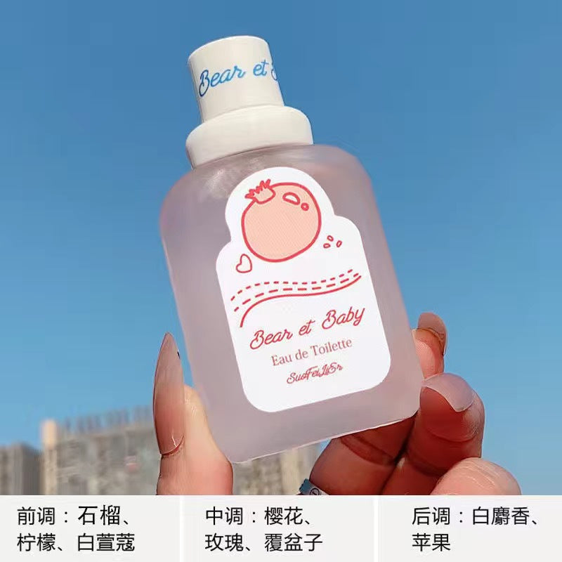 [Factory direct supply] Peach milk scented bear baby girl student perfume fresh and light fragrance e-commerce wholesale 