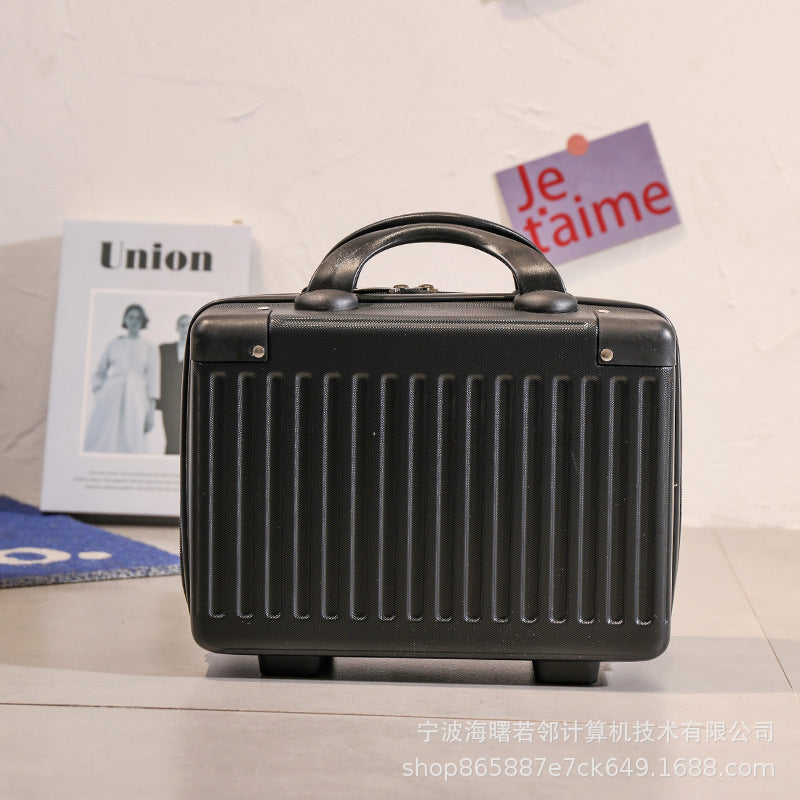 14 inch luggage cosmetic bag suitcase female bridesmaid gift small lightweight travel document mini storage box 