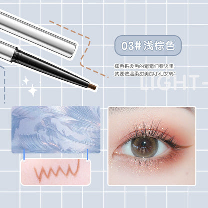 NOVO color eyeliner gel pen is sweat-proof and waterproof, and it is not smudged. It is bright and high-gloss eyeshadow for female students. 