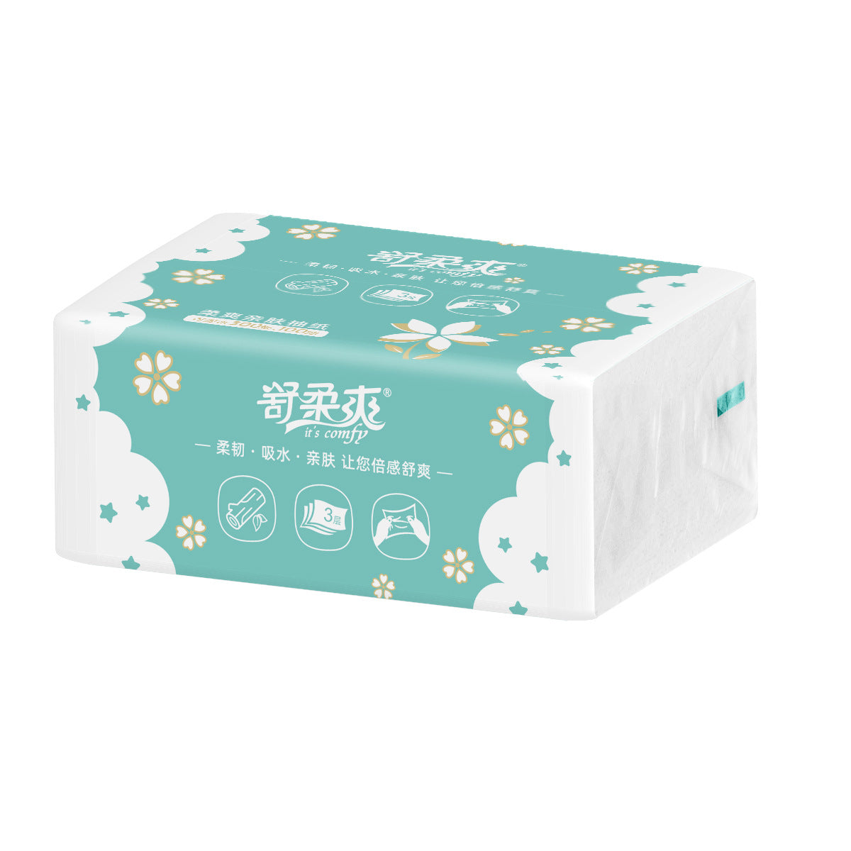 Soft and refreshing tissue samples 6-8 original paper thickened catering napkins household facial tissues