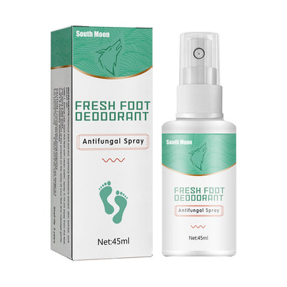 South Moon Deodorizing Foot Spray Relieves Foot Sweat, Dry and Peeling Skin, Moisturizing Skin Deodorizing Spray 