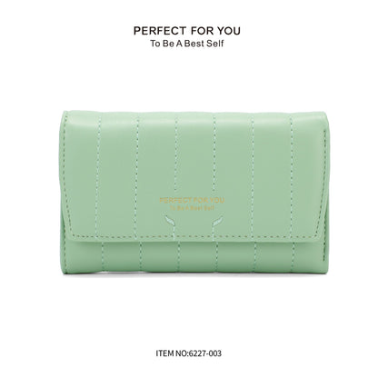 foreveryoung wallet ladies mid-length European and American fashion PU card holder female coin purse cross-border wholesale 