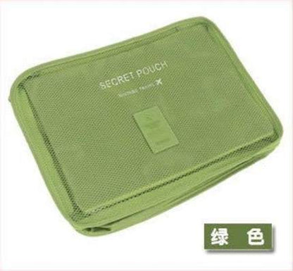 Travel storage six-piece storage bag clothing storage 6-piece storage bag factory small quantity LOGO production 