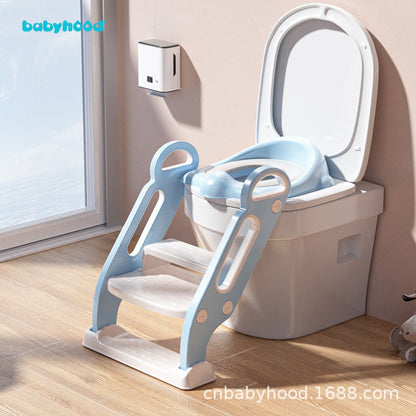 New upgraded children's toilet baby portable step toilet ring children's foldable auxiliary toilet toilet