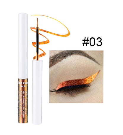 Fit Colors Optical Chameleon Eyeliner Light-changing Color Stage Makeup Slim Pearlescent Eyeliner Cross-border