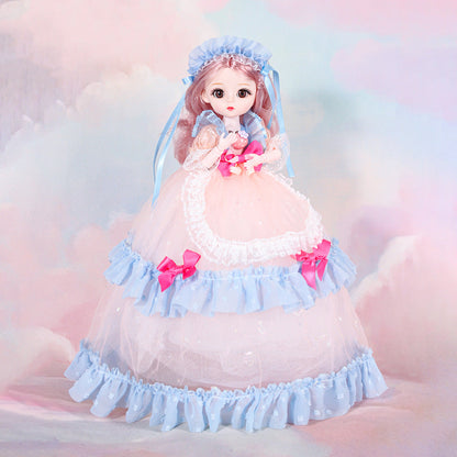 តុក្កតាព្រះនាង Mingrun Barbie Elsa ខ្នាត23cm 