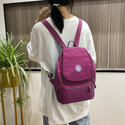 Wholesale backpack 2024 new women's bag canvas student bag junior high school student backpack large capacity travel backpack 