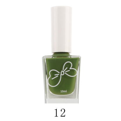 Lucia summer oily 30-color nail polish, no baking, long-lasting, non-peelable, quick-drying, obvious white nail polish wholesale