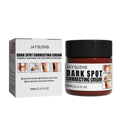 Jaysuing joint black removal cleansing cream fades melanin whitening moisturizing body skin care exfoliating cream 