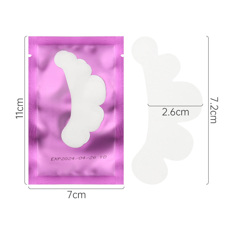 Wholesale grafted eyelash isolation eye patch cloud-shaped isolation lower eyelash spacer non-woven hydrogel spacer