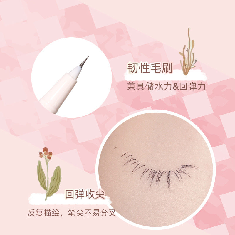 NOVO double pupil water-cutting ultra-fine eyeliner liquid pen waterproof non-smudged long-lasting lower eyelashes ultra-fine eyeliner eye bags wholesale 