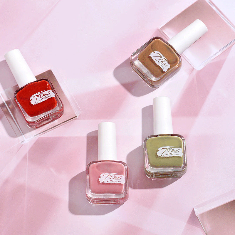 Nail polish nail shop no baking quick drying long-lasting can not be torn autumn and winter water-based can not be peeled transparent nude nail polish