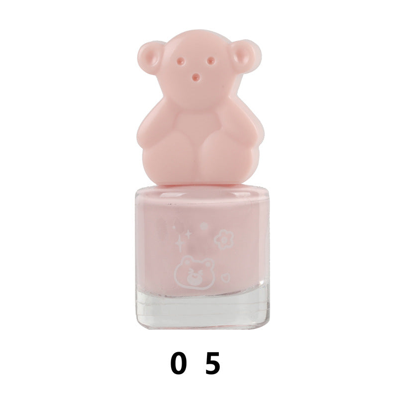 Bei Shijie water-based cute no-bake long-lasting non-peelable quick-drying nude color no odor nail polish wholesale