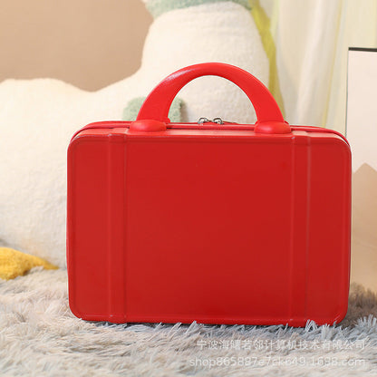 14 inch cosmetic bag personalized fashion mini travel case small ladies suitcase light short distance travel bag wholesale 