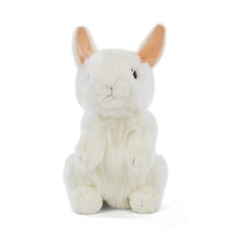 Simulation cute rabbit animal plush toy new style little rabbit family rabbit doll children's gift doll