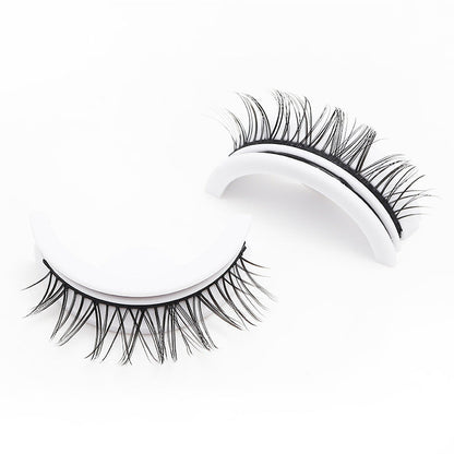 Dingsen false eyelashes self-adhesive eyelashes female natural glue-free stickers whole piece of eyelashes