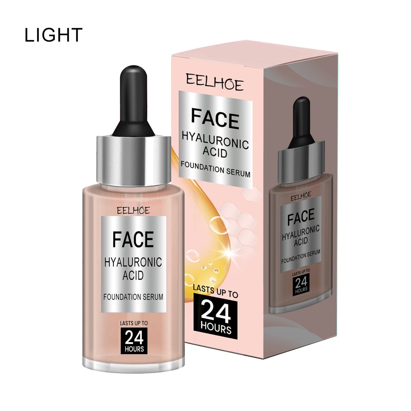 EELHOE foundation essence lightens fine lines, acne, dark spots, moisturizes and rejuvenates the skin, evens out skin tone, conceals blemishes and prevents aging 