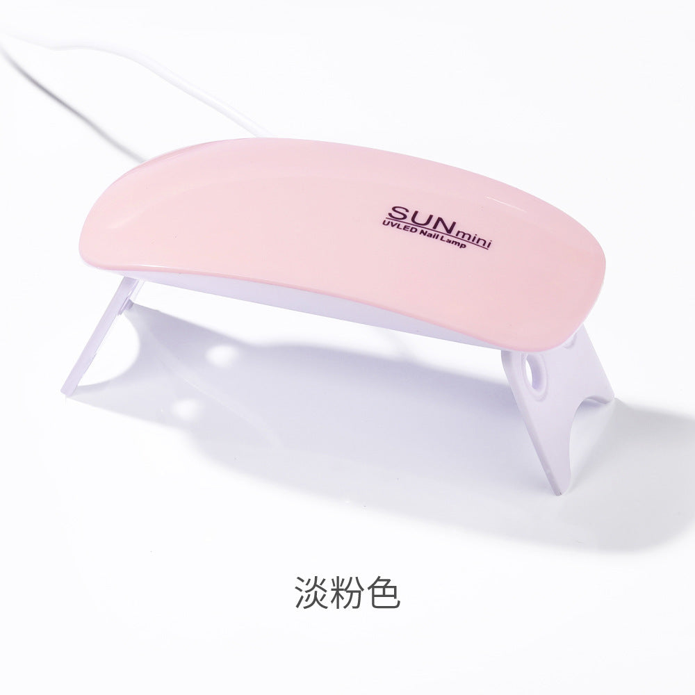 Nail art mouse lamp mini phototherapy machine nail polish nail polish glue dryer LED portable baking light therapy lamp wholesale