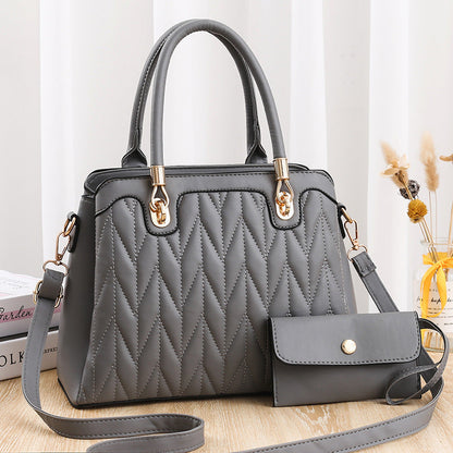 2024 autumn and winter new Korean mother-and-child bag trendy European and American style women's shoulder crossbody handbag one piece drop shipping