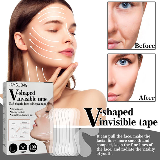 V-shaped lifting invisible patch face lifting patch fades fine lines lifting and tightening chin muscle shaping patch contraction patch 