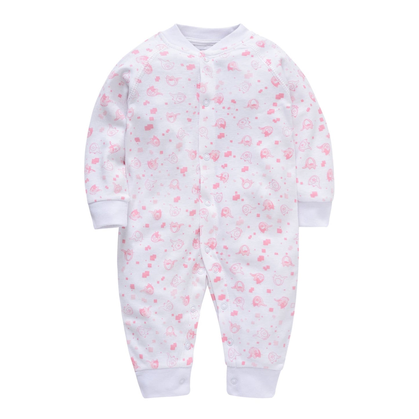 Autumn baby clothes, cartoon baby romper, long-sleeved casual baby jumpsuit, cross-border manufacturers