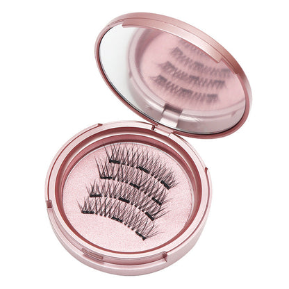 DINGSEN magnet false eyelashes glue-free eyelashes 4 pieces without clips magnetic eyelashes style