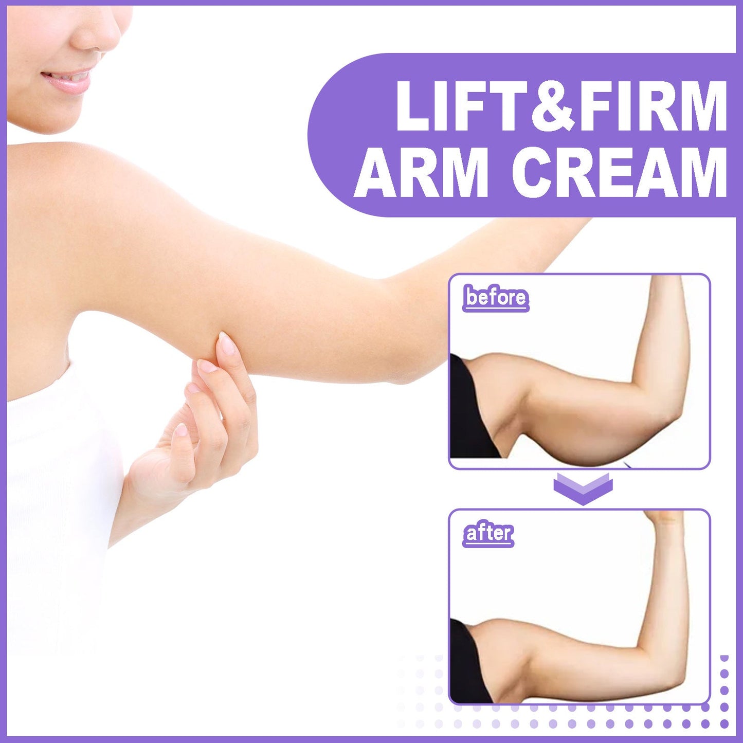 EELHOE collagen body cream lifts and tightens the skin, tummy massage, moisturizing skin body care cream 