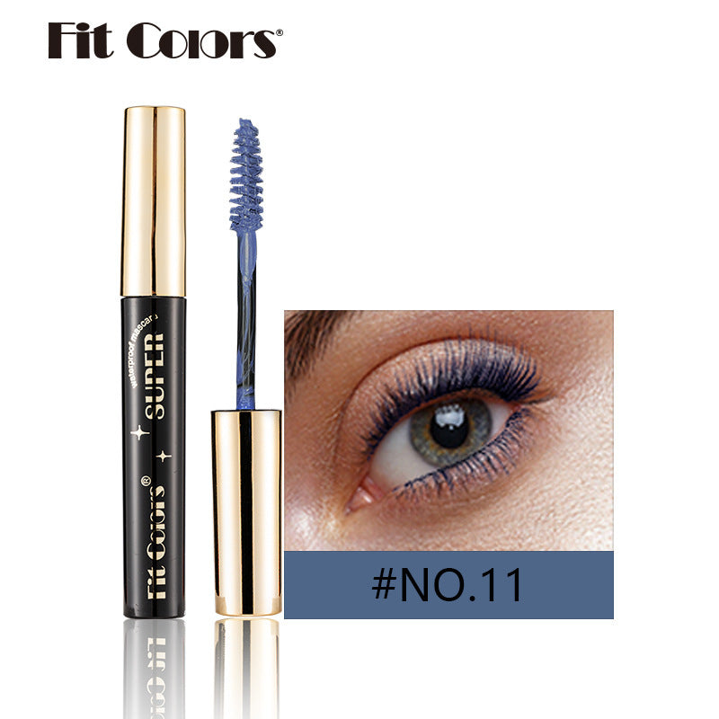 Cross-border Fit Colors 14 color mascara thick curling not easy to smudge Christmas stage makeup foreign trade