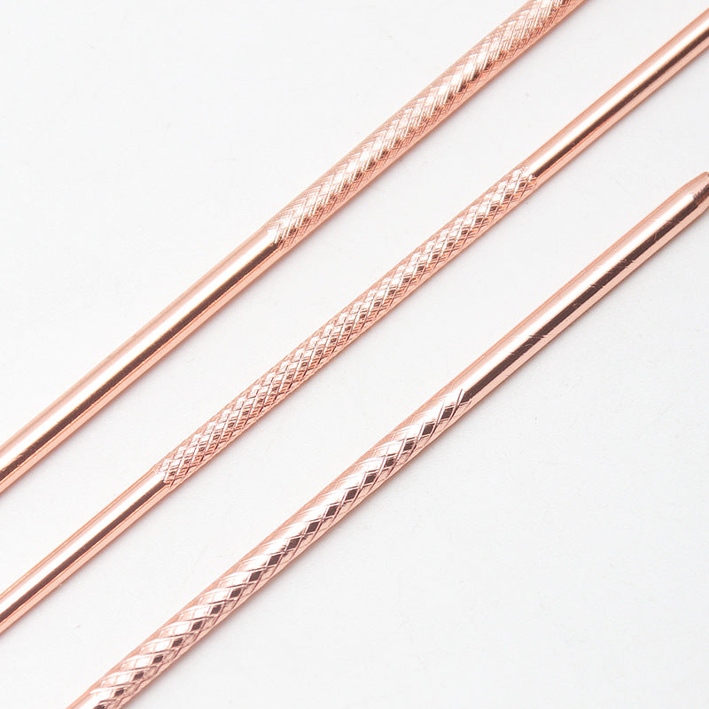 Spot double-headed acne needle 4-piece set rose gold acne needle acne needle acne acne clamp cell clamp wholesale