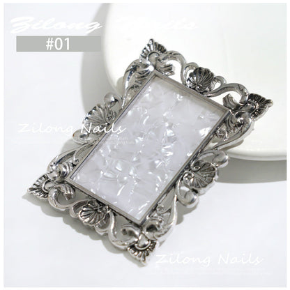 Nail art retro non-slip palette new nail plate display board wholesale display frame palette nail art tools