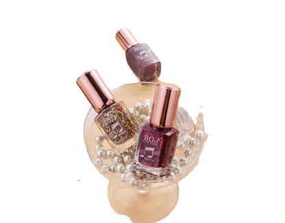 Cross-border micro-glue BG fashion nail polish non-peelable nail polish color nail polish plum red avocado color 14ML