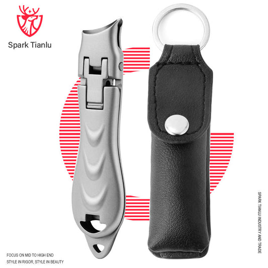 Starfire Sky Deer Mini Deformed Folding Nail Clippers Portable Nail Clippers Stainless Steel Ultra-thin Nail Clippers Powder Clippers