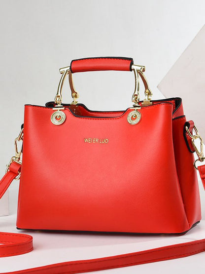 2024 Autumn and Winter Bags Women's New Fashion Handbags Large Capacity Red Shoulder Crossbody Bag (One Piece Dropshipping) 