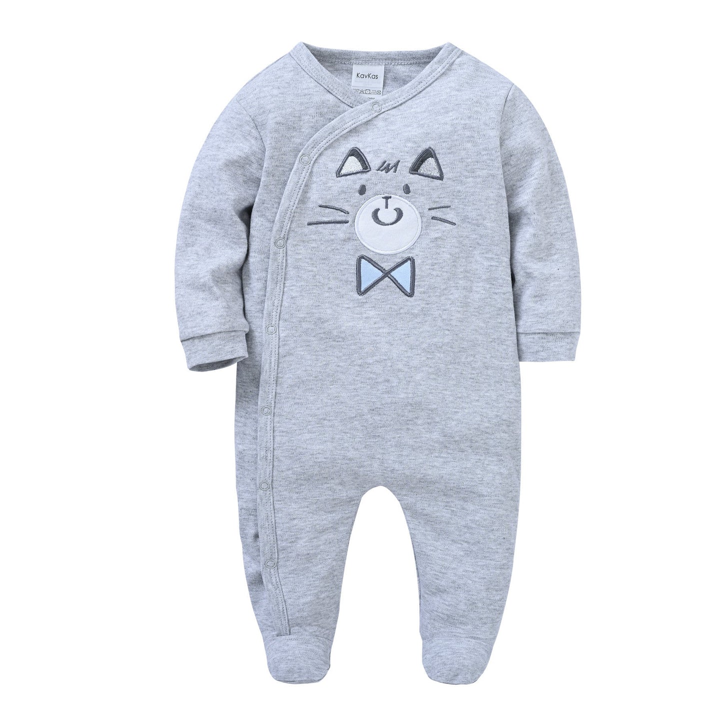 Newborn crawling clothes cartoon baby clothes autumn cotton long-sleeved romper baby onesie cross-border wholesale