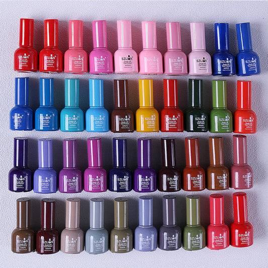 Cross-border hot-selling 180-color UV light therapy gel nail polish gel set nail color gel wholesale nail polish gel nail art shop special