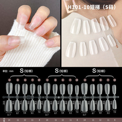 Hand-made wearable nails, frosted, no-carving, thin, foldable, traceless, air soft nails, 300 pieces, new upgrade