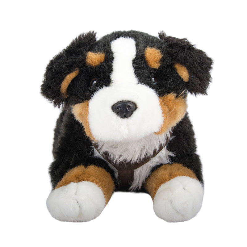 Simulation of canine family animal plush toys new style lying puppy cute doll children's gift doll