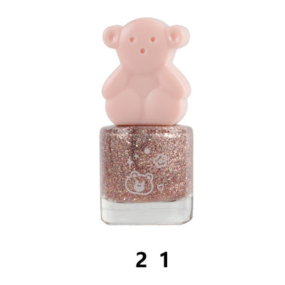 Bei Shijie water-based cute no-bake long-lasting non-peelable quick-drying nude color no odor nail polish wholesale