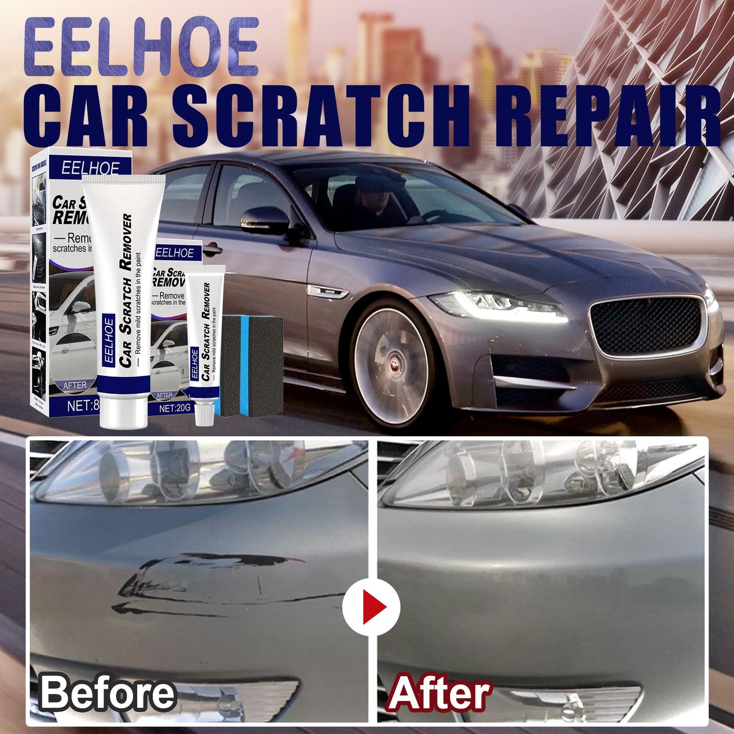 EELHOE scratch repair agent to remove scratches abrasive car paint car polishing wax car scratch repair wax 