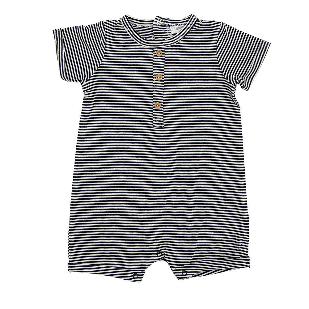 Summer baby boy boxer romper cute striped short-sleeved romper foreign trade children's clothing baby jumpsuit cross-border wholesale 