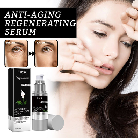 Hoygi Anti-Wrinkle Essence ផ្តល់សំណើម ជួសជុលរបាំងស្បែក បង្រួមរន្ធរោម ធ្វើឱ្យមុខស បាត់ស្នាម និងស្នាមអុចខ្មៅ 