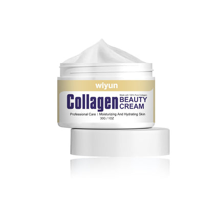 ក្រែមលាបមុខ wiyun collagen ធ្វើអោយមុខ ស ម៉ត់ រលោង បំបាត់ស្នាមជ្រួញ បន្តឹងស្បែកមុខ ផ្តល់សំណើម និងផ្តល់សំណើម 