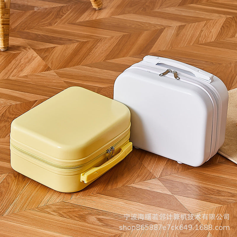 2024 souvenir 14 inch suitcase mother box holiday children's suitcase small gift box cosmetic bag wholesale 